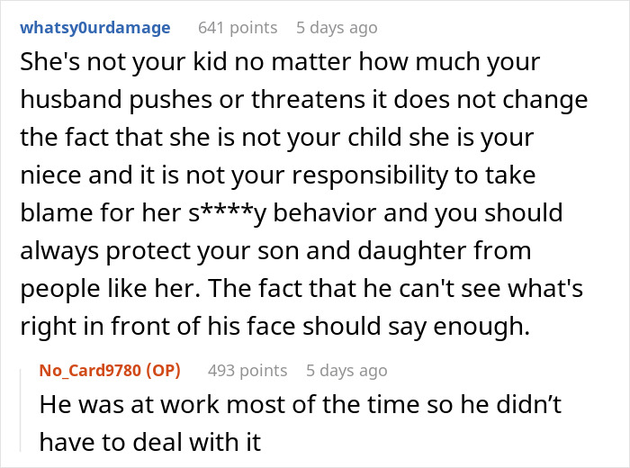 Guy Threatens Divorce Over Wife Wanting To Kick Out His Abusive Niece, She Agrees On The Spot Guy Threatens Divorce Over Wife Wanting To Kick Out His Abusive Niece, She Agrees On The Spot