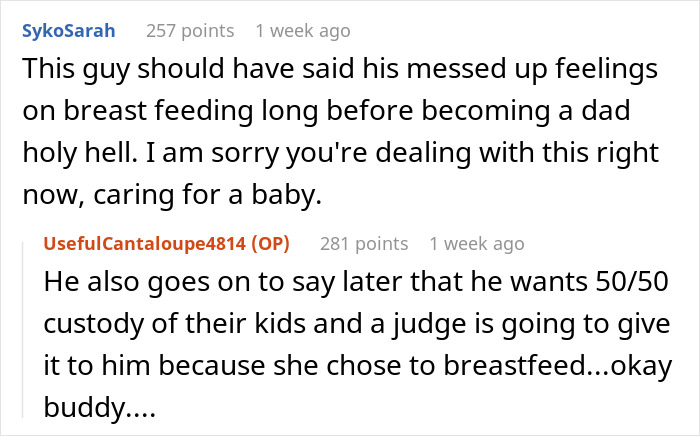 “Breastfeeding Equals Incest”: Man Divorces Wife For Going Behind His Back To Feed Baby “Breastfeeding Equals Incest”: Man Divorces Wife For Going Behind His Back To Feed Baby