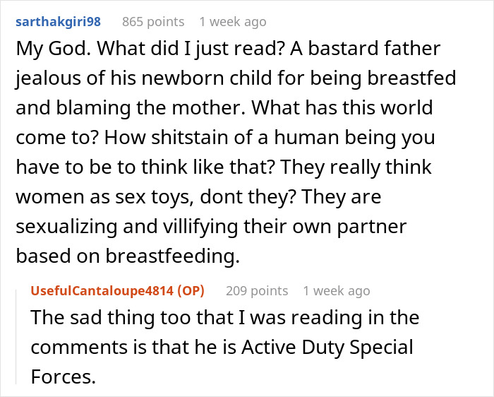 “Breastfeeding Equals Incest”: Man Divorces Wife For Going Behind His Back To Feed Baby “Breastfeeding Equals Incest”: Man Divorces Wife For Going Behind His Back To Feed Baby