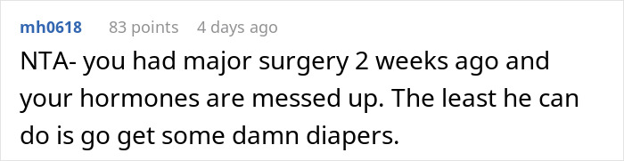 Mom Recovering From A C-Section Completely Loses It At Incompetent Husband