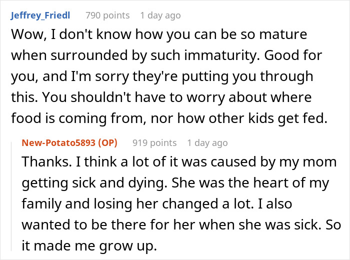 16YO Tells Stepmom It’s Not His Job To Feed Her Kids, She Blows Up At Him 16YO Tells Stepmom It’s Not His Job To Feed Her Kids, She Blows Up At Him