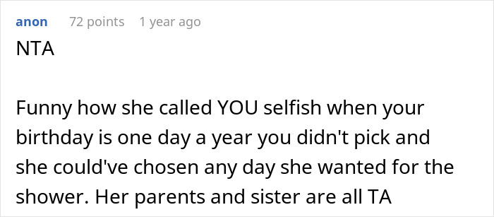Woman Refuses To Cancel Her Birthday Plans To Attend Sister’s 4th Baby Shower, Gets Blocked Woman Refuses To Cancel Her Birthday Plans To Attend Sister’s 4th Baby Shower, Gets Blocked