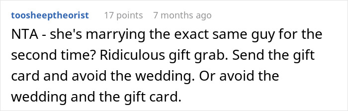 “How I Could Be So Selfish”: Guy Uninvited From Sister’s Wedding Over Gift Conundrum