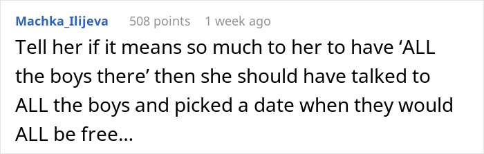 MIL Tries To Guilt-Trip Couple Into Spending Their Anniversary Doing Yard Work For Her, Fails MIL Tries To Guilt-Trip Couple Into Spending Their Anniversary Doing Yard Work For Her, Fails