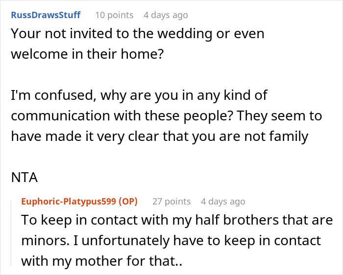 Woman Isn’t Invited To A Wedding Because She’s A “Sinner”, Gets Asked To Bake A Cake For It Woman Isn’t Invited To A Wedding Because She’s A “Sinner”, Gets Asked To Bake A Cake For It