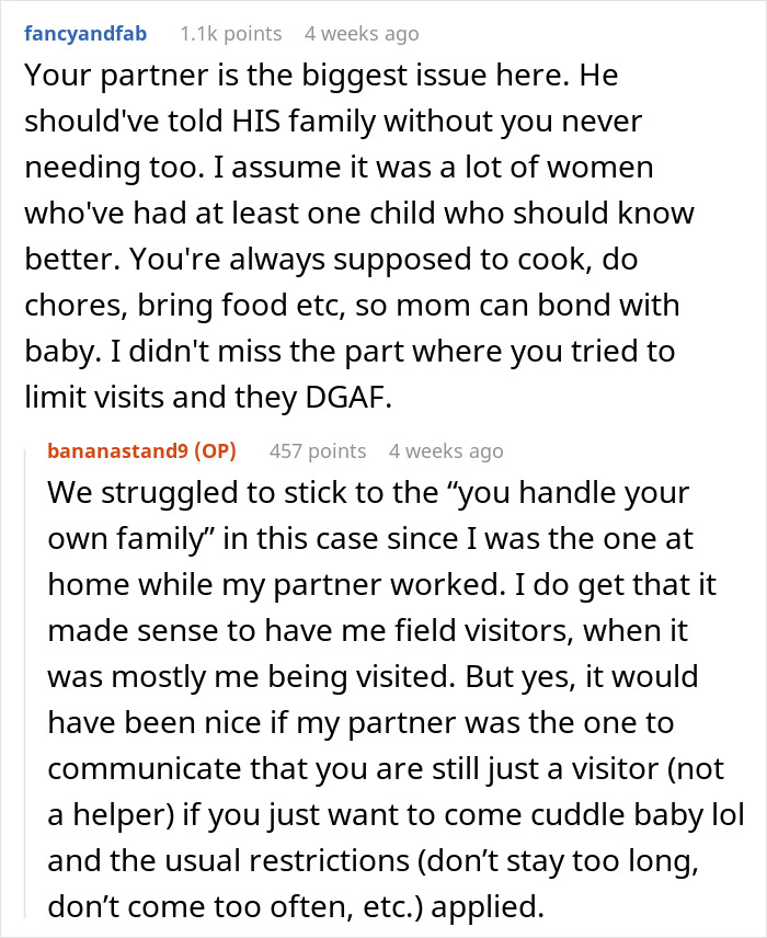 Mom Caves From Intrusive In-Laws Not Helping With Chores But Only Holding Baby, Is Called Out Mom Caves From Intrusive In-Laws Not Helping With Chores But Only Holding Baby, Is Called Out