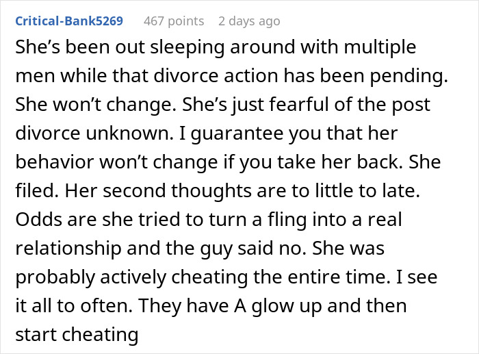 Woman Thinks She’s Too Hot For Her Husband, Comes Crawling Back As Divorce Proceeds Woman Thinks She’s Too Hot For Her Husband, Comes Crawling Back As Divorce Proceeds