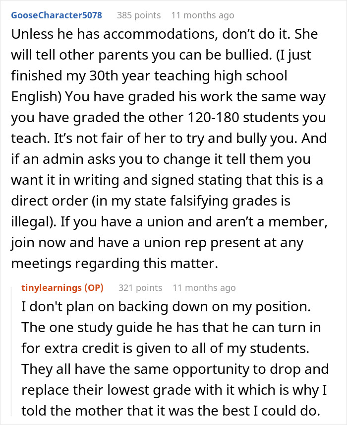 Mom Gets Angry After Teacher Stands Her Ground And Refuses To Change Kid's 'F' Grade