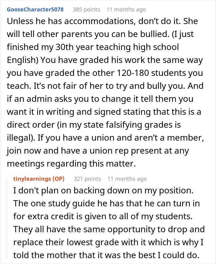 Mom Gets Angry After Teacher Stands Her Ground And Refuses To Change Kid's 'F' Grade Mom Gets Angry After Teacher Stands Her Ground And Refuses To Change Kid's 'F' Grade