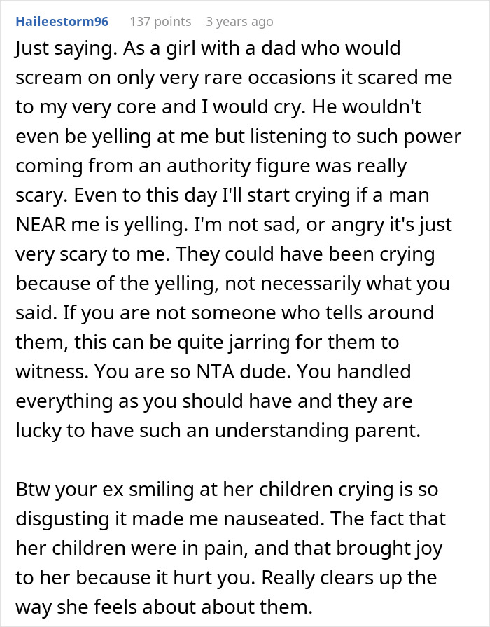“Look What You Did”: Man Feels Horrible After Ex’s Insults Make Him Lose It In Front Of Kids “Look What You Did”: Man Feels Horrible After Ex’s Insults Make Him Lose It In Front Of Kids