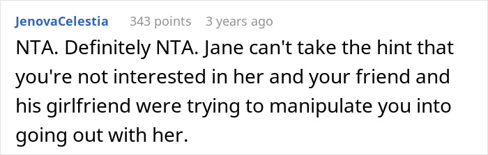 Guy Walks Out Of Blind Date When Friends Try To Set Him Up With Obsessive Woman He’s Rejected Thrice Guy Walks Out Of Blind Date When Friends Try To Set Him Up With Obsessive Woman He’s Rejected Thrice
