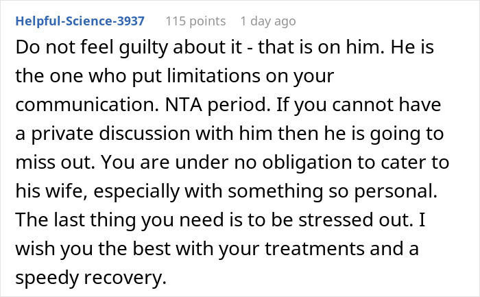 Son Says He'll Only Talk To Mom When His Wife Is Around, Learns About Her Diagnosis From Instagram Son Says He'll Only Talk To Mom When His Wife Is Around, Learns About Her Diagnosis From Instagram