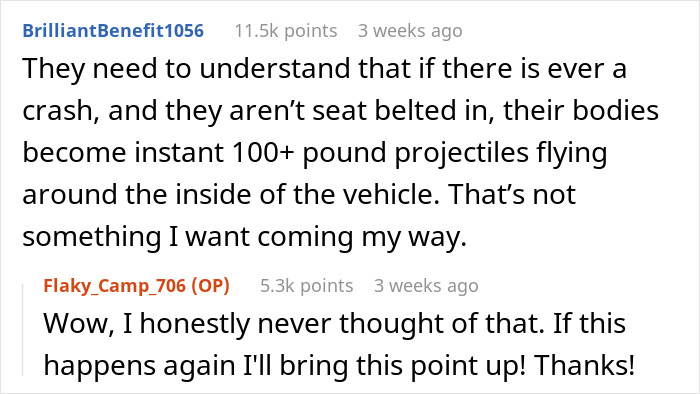 Friends Forced To Walk Home In 40-Degree Weather For Scoffing At Putting On Seatbelts In Guy's Car Friends Forced To Walk Home In 40-Degree Weather For Scoffing At Putting On Seatbelts In Guy's Car