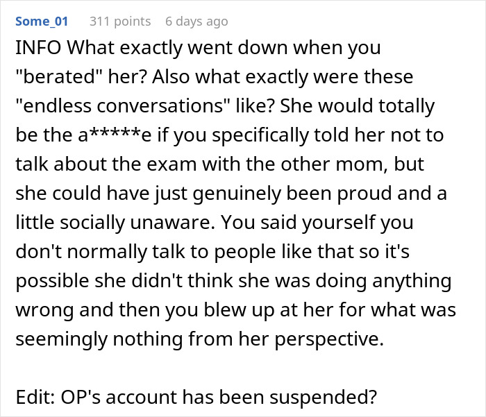 Woman Makes Couple Feel Bad About Their Son’s Failure, Starts Crying When Husband Calls Her Out Woman Makes Couple Feel Bad About Their Son’s Failure, Starts Crying When Husband Calls Her Out