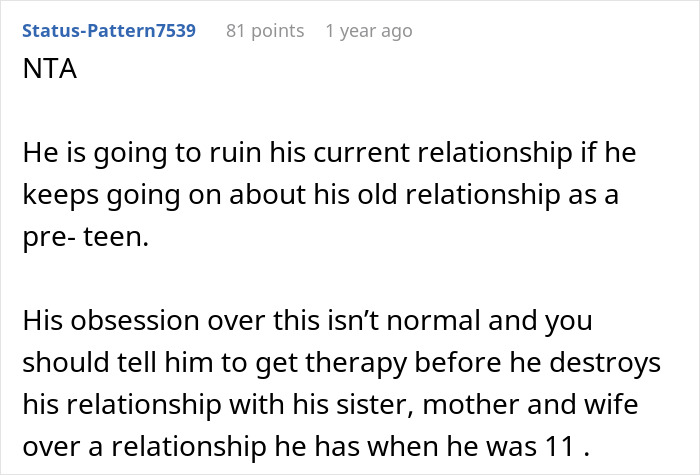 “He’s A Married Man”: Mom Calls Out Son For Being Mad At Sister For Dating His Childhood Ex “He’s A Married Man”: Mom Calls Out Son For Being Mad At Sister For Dating His Childhood Ex
