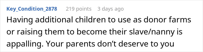 Son Infuriates Parents By Telling Them He Won't Be A Carer For His Two Disabled Siblings Son Infuriates Parents By Telling Them He Won't Be A Carer For His Two Disabled Siblings