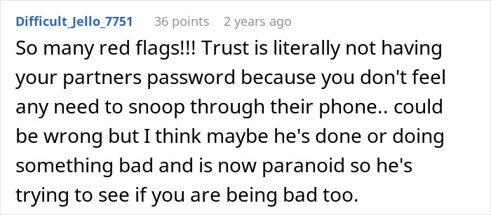 Woman Refuses To Risk Her Job So BF Can Check Her Phone At All Times As A ‘Trust Gesture’ Woman Refuses To Risk Her Job So BF Can Check Her Phone At All Times As A ‘Trust Gesture’
