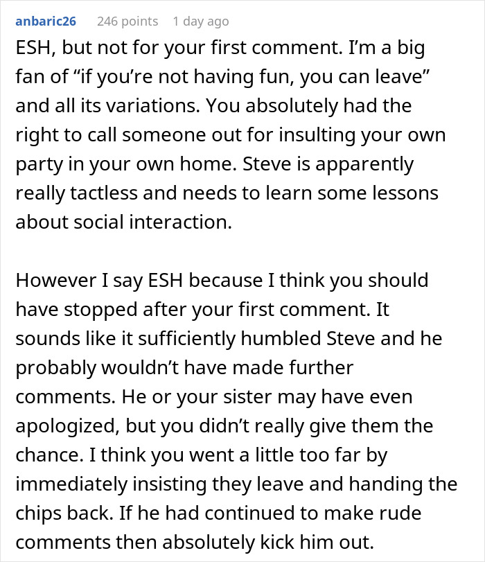 Guy Ponders If He Went Too Far After Kicking Sister's New Yet Entitled BF Out Of His Family Cookout Guy Ponders If He Went Too Far After Kicking Sister's New Yet Entitled BF Out Of His Family Cookout