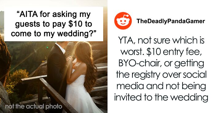 Small Wedding Raises Big Tensions After Guests Are Told To Pay $10 Entry Fee