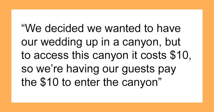Bride Called A Cheapskate For Making Guests Pay $10 To Access Her Wedding Venue