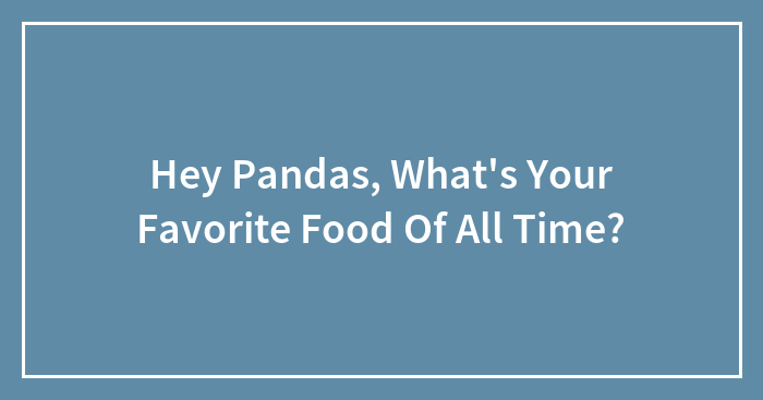 Hey Pandas, What’s Your Favorite Food Of All Time?