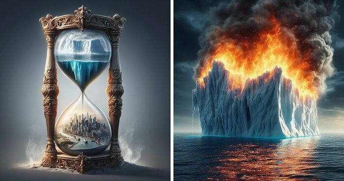 I Used AI To Come Up With Whimsical And Sometimes Thought-Provoking Scenes That I Could Never Create On My Own