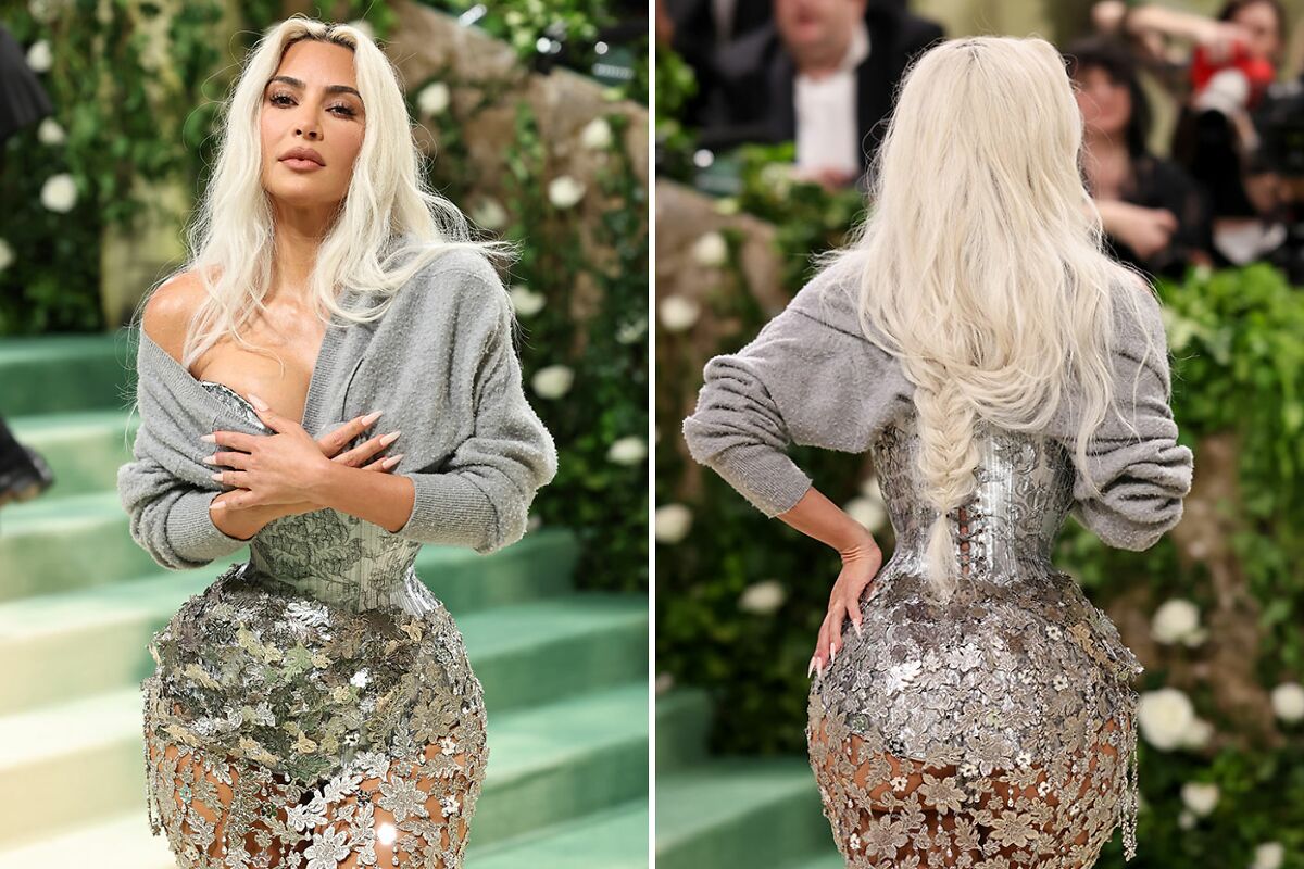 Kim Kardashian Blasted For “Unhealthy” And “Non-Existent” Waist In 2024 Met Gala Outfit