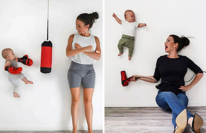 11 Times This Mom Featured Her Baby In Various Creative And Adorable Images