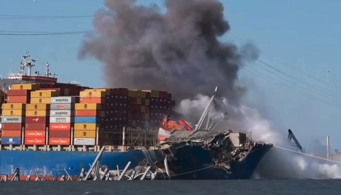 All 21 Crew Of Ship That Collapsed Baltimore Bridge 7 Weeks Ago Still Trapped Aboard