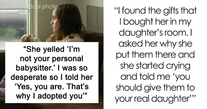 Teen Feels Like A Fake Daughter After Dad Blurts Out He Adopted Her To Babysit His Toddler