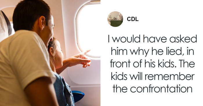 “My Seat Is My Seat”: People Appalled By Dad’s Deceptive Tactics To Sit Next To Kids On Plane