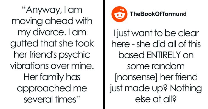 Wife Wants Husband To Stop The Divorce After She Found Out He Wasn’t Cheating As Her Psychic Said