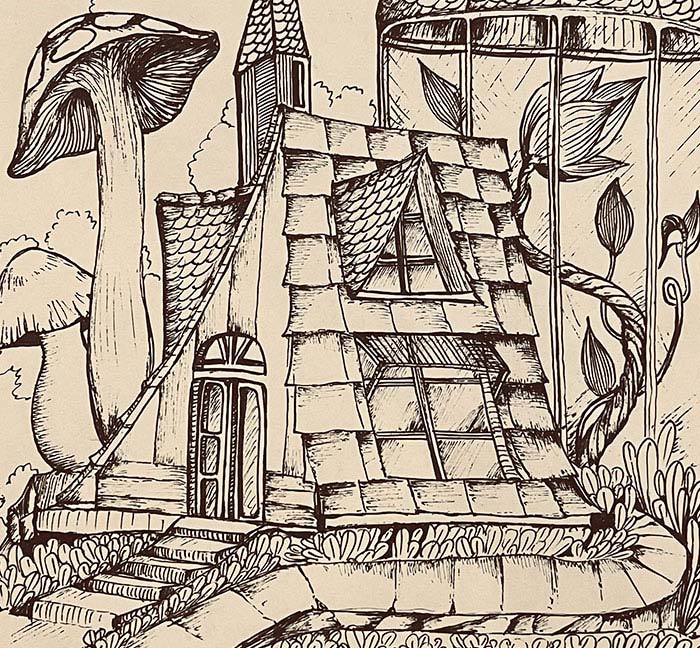 My 15 Imaginative Drawings Of Magical Houses