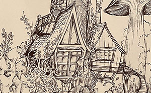 My 15 Imaginative Drawings Of Magical Houses