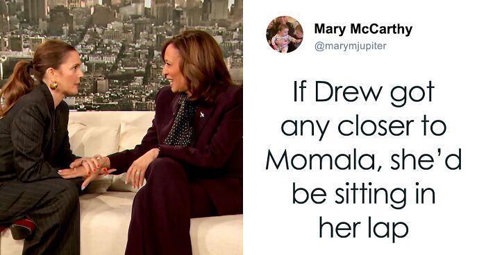 Drew Barrymore’s “Cringe” Interview With Kamala Harris Sparks Online Firestorm