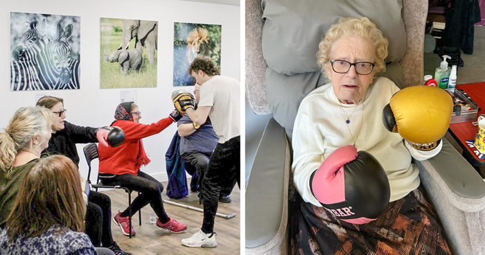 Bailey Greetham-Clark Is Giving Boxing Lessons To The Elderly In Senior Homes
