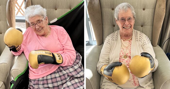 A Guy Makes The Days Better For The Elderly In Senior Homes By Giving Boxing Lessons