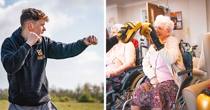 Bailey Greetham-Clark Is Giving Boxing Lessons To The Elderly In Senior Homes