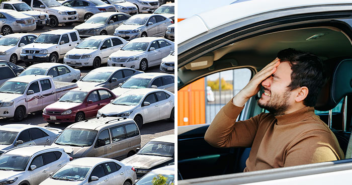 Entitled Man Parks In A Private Lot, Resident Comes Back To No Spaces Left And Executes Karma