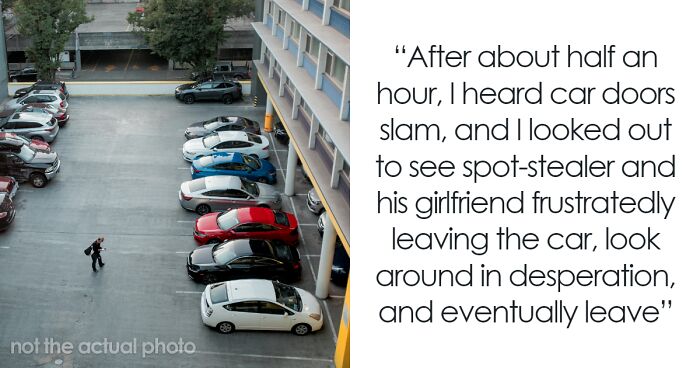 Entitled Man Parks In A Private Lot, Resident Comes Back To No Spaces Left And Executes Karma