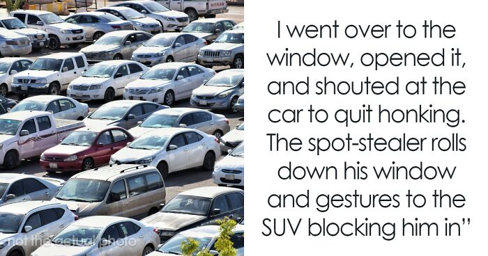 Entitled Driver Leaves Fuming After Person Blocks Them In The Parking Lot