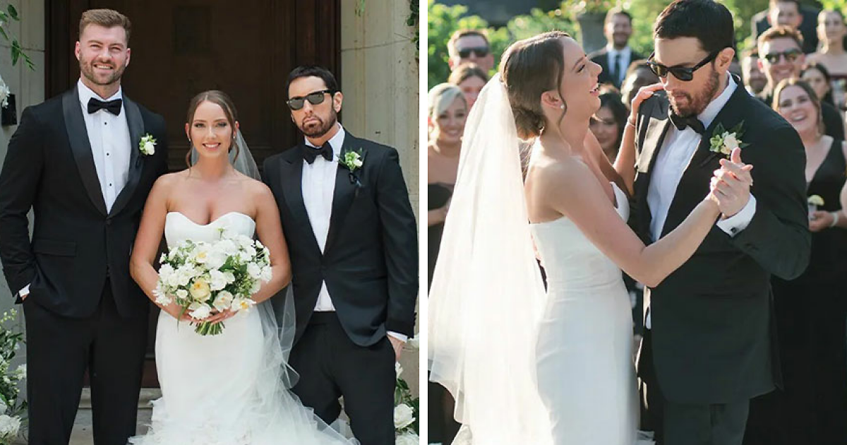 Eminem Gets Emotional As He Shares First Dance At Daughter Hailie Jade's Wedding - Vimarsana News
