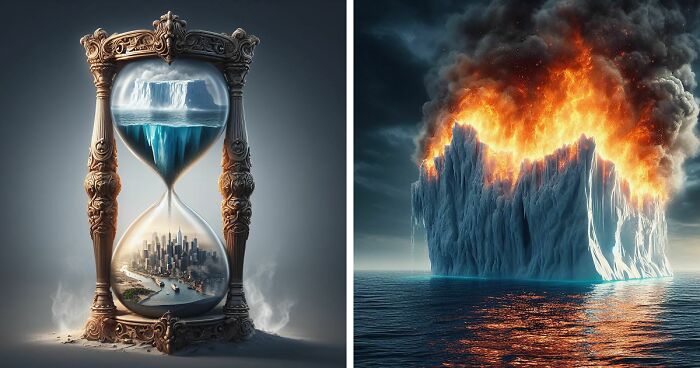 I Used AI To Come Up With Whimsical And Sometimes Thought-Provoking Scenes That I Could Never Create On My Own