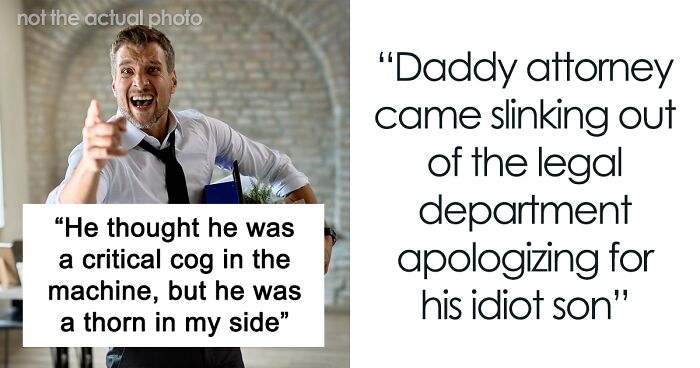 Man-Baby Is Shocked To Be Fired Instead Of Promoted, Thinks His Lawyer Dad Can Help Him But Fails