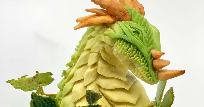 32 Mesmerizing Food Carvings By World Champion Carving Designer Daniele Barresi (New Pics)