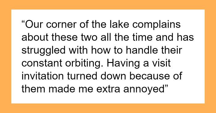 Lake Neighbors Keep Showing Up Uninvited, Woman Finally Loses It, Gets Called Rude