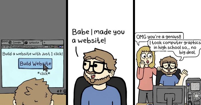 23 Funny And Relatable Comics About Relationships And Living With Cats, By This Artist (New Pics)