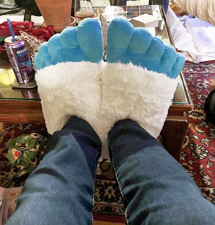 Husband Calls Me Yeti Because My Feet Are Always Cold. My Mother-In-Law Got Me These. I Love This Family