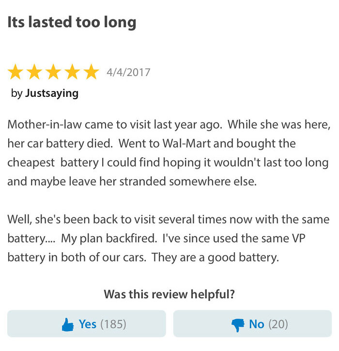 I Saw This Review While Searching For A Cheap Car Battery