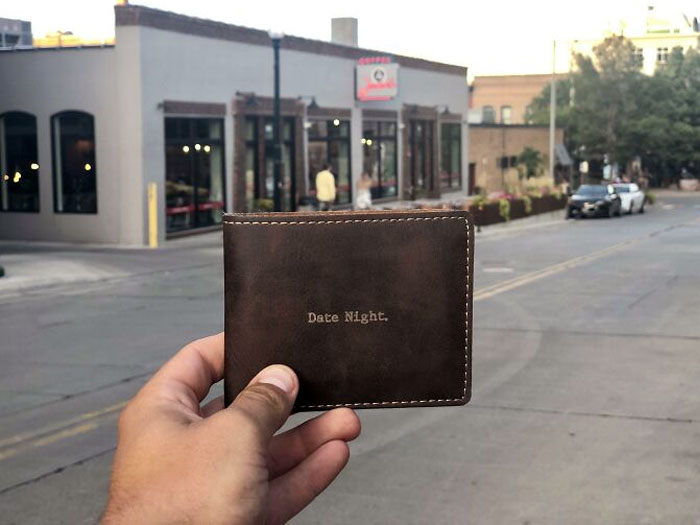 My Sister And Brother-In-Law Gave My Wife And I A Date Night Wallet Filled With Gift Cards For Local Dates. Best Wedding Gift To Give If You Can